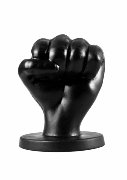 All Black Fist 16.5 cm - Black - Jewel Butt Plug