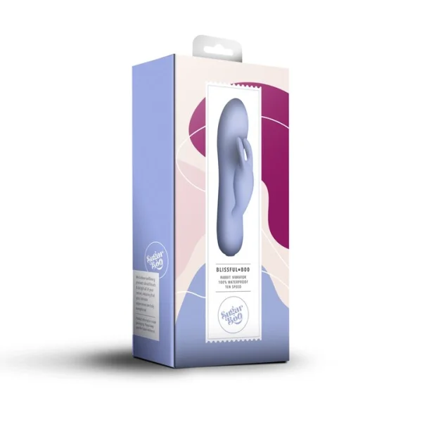 SugarBoo Blissful Boo Lilac Silicone 10 Function Rabbit Vibrator — image 5 of 5