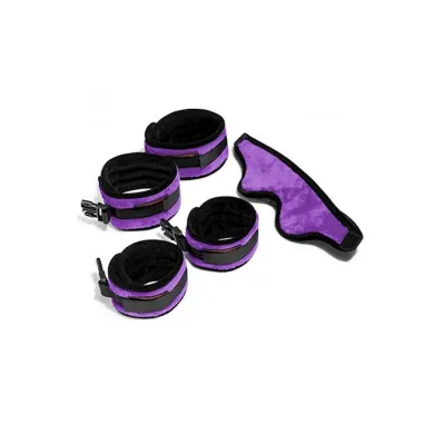 Plush Seduction Kit Purple Black