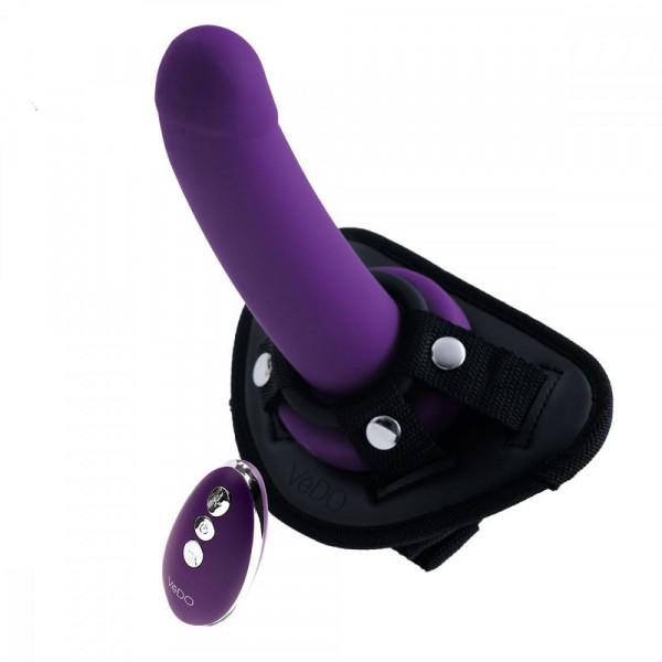 Vedo Strapped Vibrating Strap-On Harness Kit with Remote