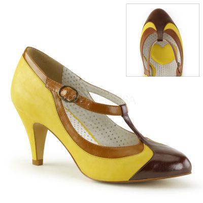 3 inches Heel T Strap Pump