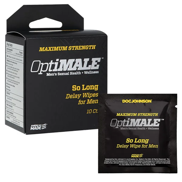 Optimale So Long Delay Wipes For Men 10 Ct — image 7 of 7