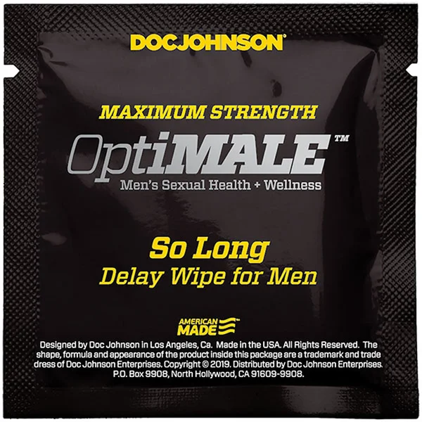 Optimale So Long Delay Wipes For Men 10 Ct — image 6 of 7