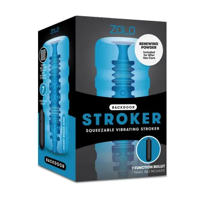 ZOLO Squeezable Vibrating Masturbator Backdoor