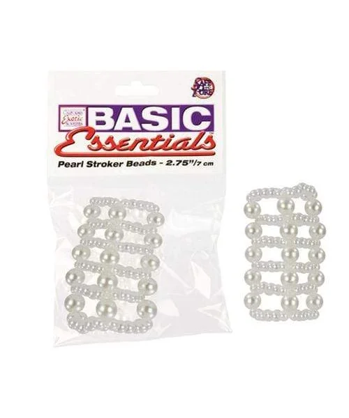 Basic Pearl Stroker Beads - Large