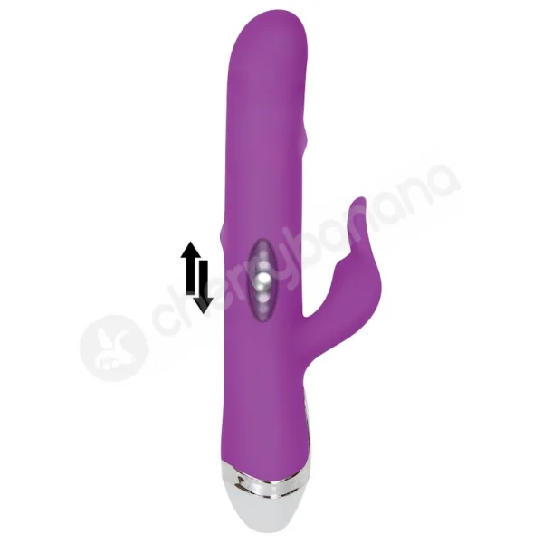 Evolved Purple Dancing Pearl Rabbit Vibrator