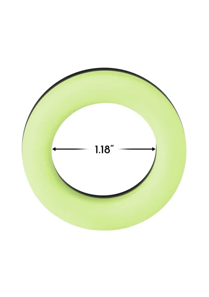 F-19: Liquid Silicone 2-Tone Cock Ring — image 8 of 20