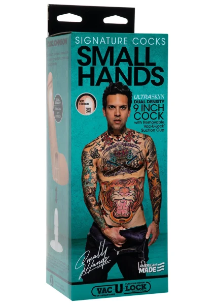 Signature Cocks - Small Hands 9" ULTRASKYN™ Cock with Removable Vac-U-Lock™ Suction Cup
