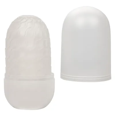 Boundless Reversible Ribbed Stroker Clear
