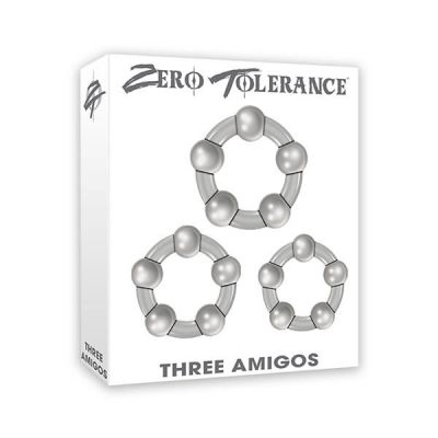 Three Amigos Cock Rings Set x3