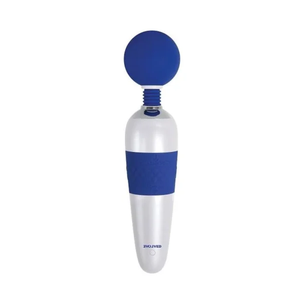 Evolved On The Dot Wand 7 Vibrating Functions 4 Speeds Per Function Silicone Head Usb Rechargeable C — image 7 of 9