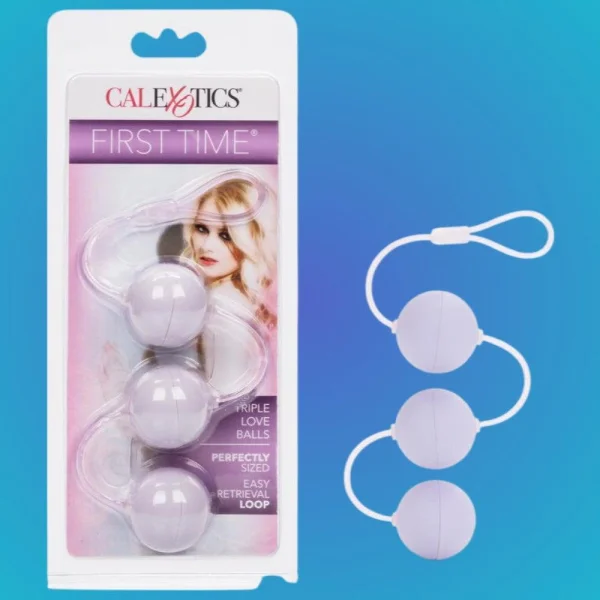 First Time Love Balls Triple Lovers - Purple