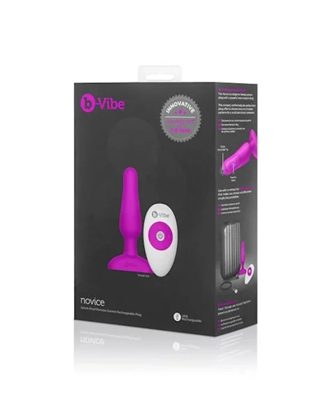 Bvibe Novice Remote Control Plug - Fuchsia - 4 Inch