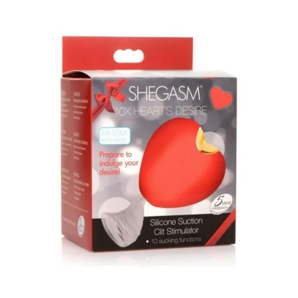 Shegasm 10x Hearts Desire Red