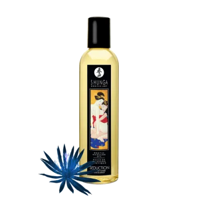 Shunga Massage Oil Asian Midnight Flower Seduction 8 4oz