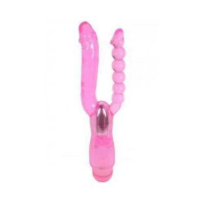 Dual Pleasure Vibe Waterproof Pink