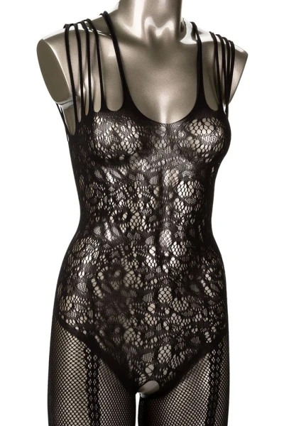 Scandal Plus Size Strappy Lace Body Suit