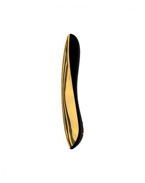 OVO E4 Rechargeable Vibrator (Black and Gold)
