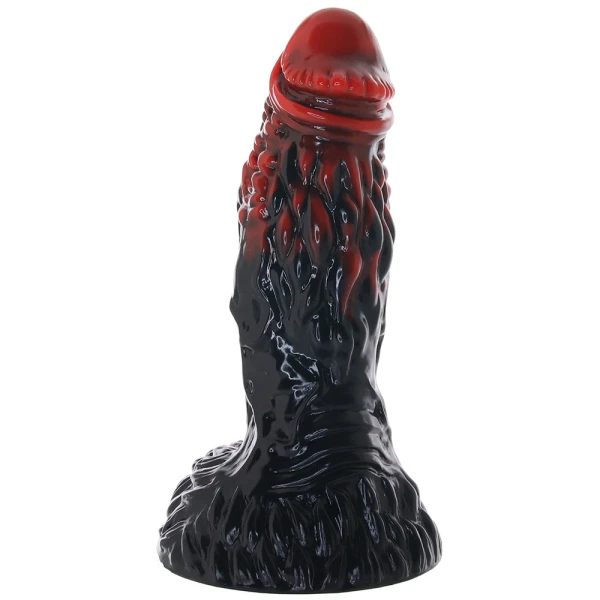 Vulcan 8.75" Silicone Suction Cup Dildo With Balls By Creature Cocks
