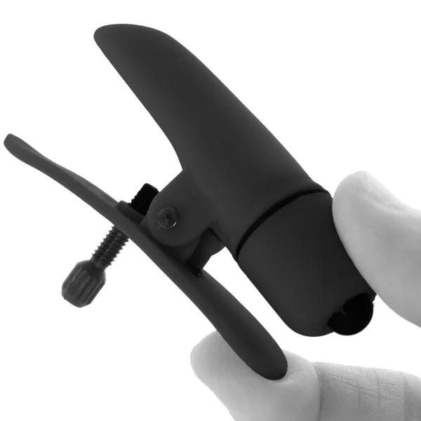 Nipple Play Nipplettes Vibrating Nipple  Clamps - Black
