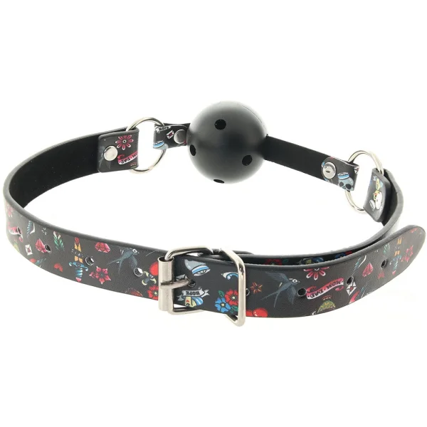 Breathable Ball Gag - Tattoo Art Print by Shots