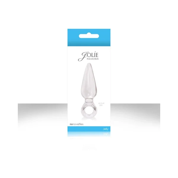 Jolie Pleasures Jellie Mini Butt Plug Clear