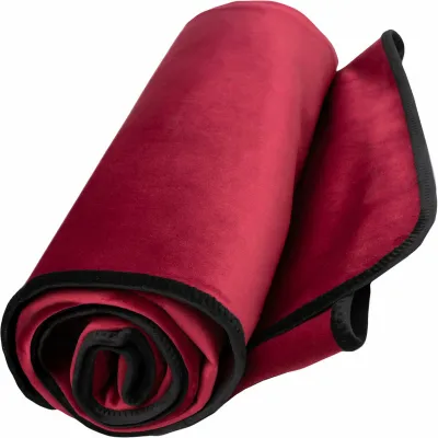 Fascinator King Size Lush Throw Moisture Proof Sensual Blanket Velvish Merlot 76 x 80