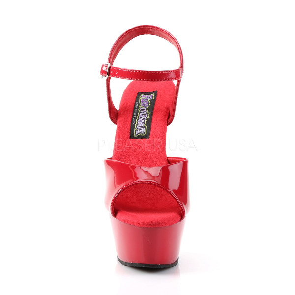 JULIET-209 - 6" Spike Heel Platform Sandal W/Ankle Strap