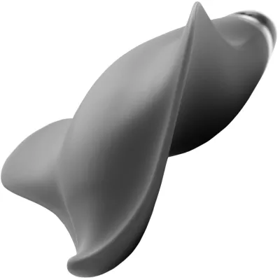 MIMIC Plus Waterproof Rechargeable Silicone Vibrator By Clandestine Devices Stealth Grey