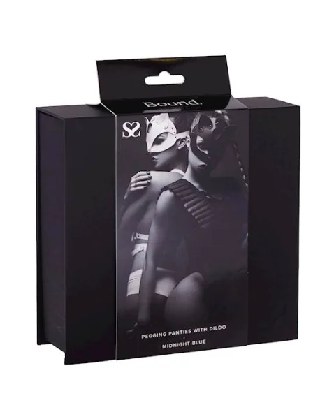 Bound Luxury Pegging Panty With Dildo - Blue -  M/l