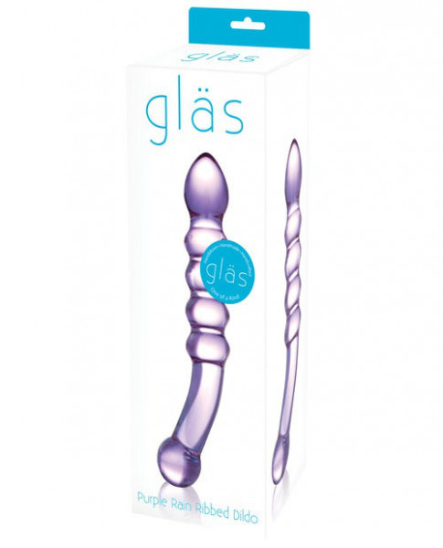 Glas Purple Rain Ribbed Glass by Glas