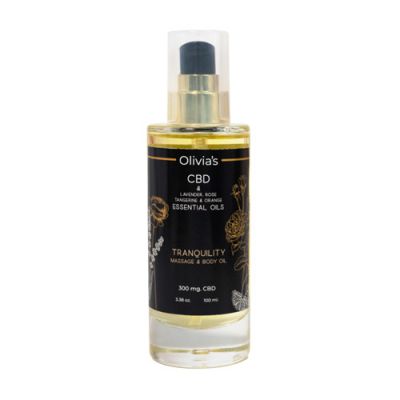 CBD tranquility massage oil