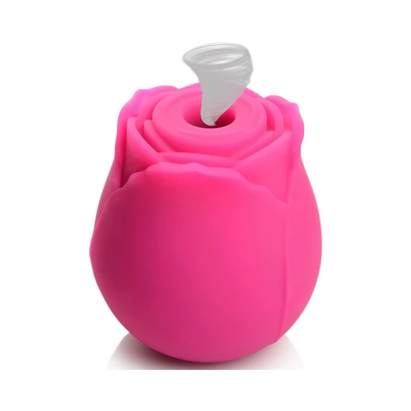 Gossip Cum Into Bloom Clitoral Vibrator Rose Crush Silicone Magenta