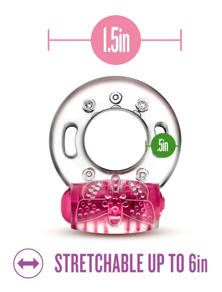 Play With Me - Arouser Vibrating C-ring - Pink