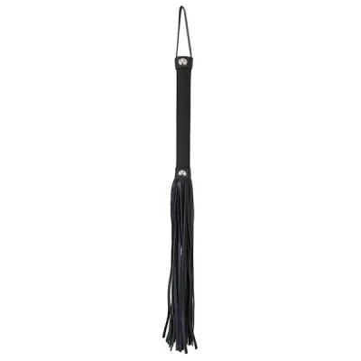 Love In Leather Satin Handle Faux Leather Flogger