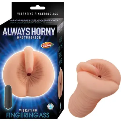 Always Horny Masturbator Finger Ass Beige