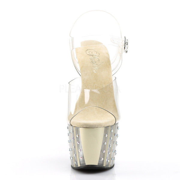 7 inches Heel, 2 3/4 inches RS Lined PF Ankle Strap Sandal — image 18 of 24
