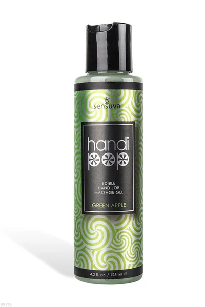 Sensuva Handjob Massage Gel - Green Apple (125ml) — image 2 of 2