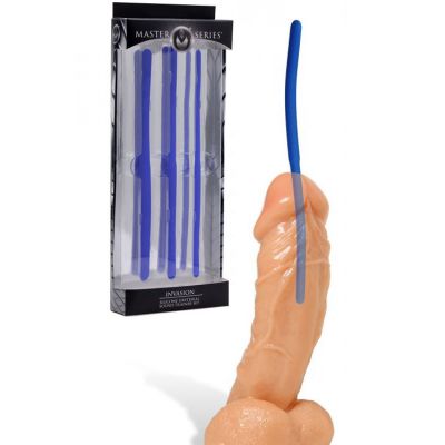 Master Series Silicone Urethral Sound Training Set 3 Pce
