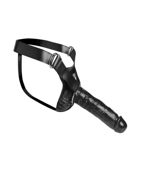 Infiltrator Hollow Strap-on With 10 Inch Dildo - 10 Inch