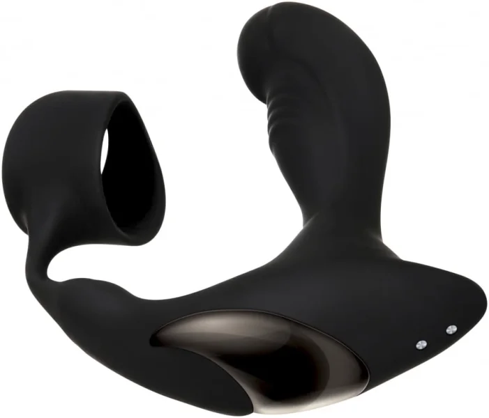 Silicone Rechargeable Strapped & Tapped Black