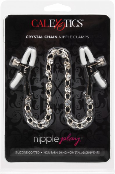 Crystal Chain Nipple Clamps