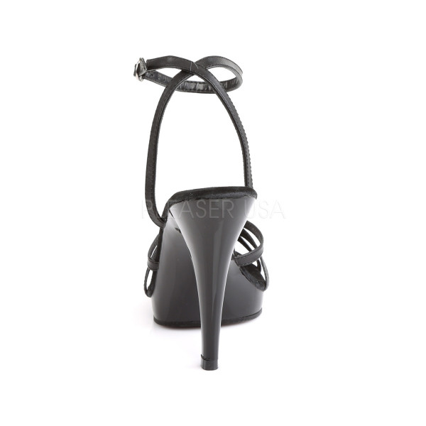FLAIR-436 - 4 1/2" Stiletto Heel Strappy Ankle Wrap PF Sandal — image 16 of 16