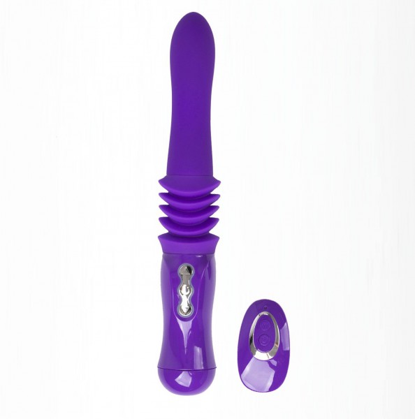 Maia Monroe Silicone Vibrating, Thrusting Dildo with Suction Cup & Remote Control