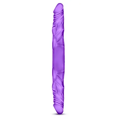 B Yours 14 Double Dildo Purple
