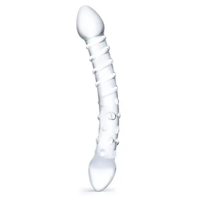Glas 10 inch Double Trouble Glass Dildo