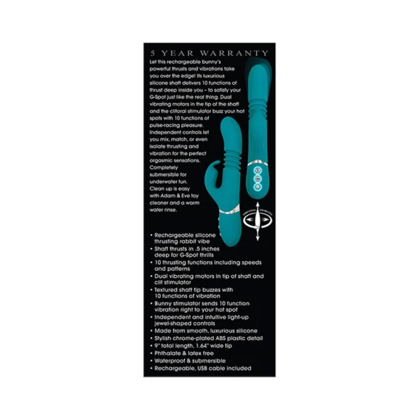 A&e Eve's Rechargeable Thrusting Rabbit