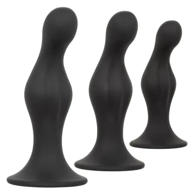 Silicone Anal Ripple Kit Black