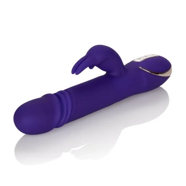 Jack Rabbit Silicone Thrusting Vibrator Purple — image 4 of 8