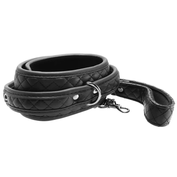 Adam & Eve's Fetish Dreams Collar & Leash - Black